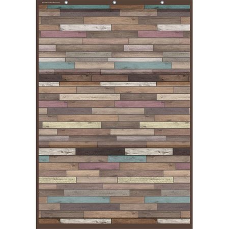 ROOMFACTORY Reclaimed Wood Large 6-Pocket Chart RO2574689
